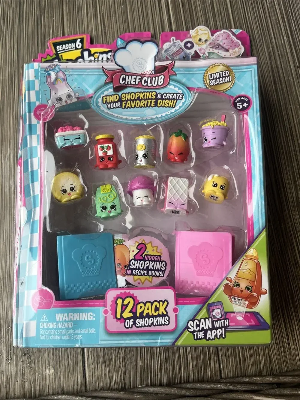Shopkins Season 6 Chef Club 12-Pack Pretend Food Figures Multicolor